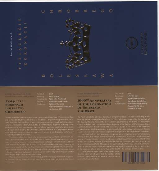 20 zloty 2025 p199 Polen Boleslawa